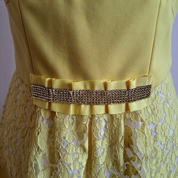 New VDP Italian Summer Yellow Dress - Picture 4 of 16
